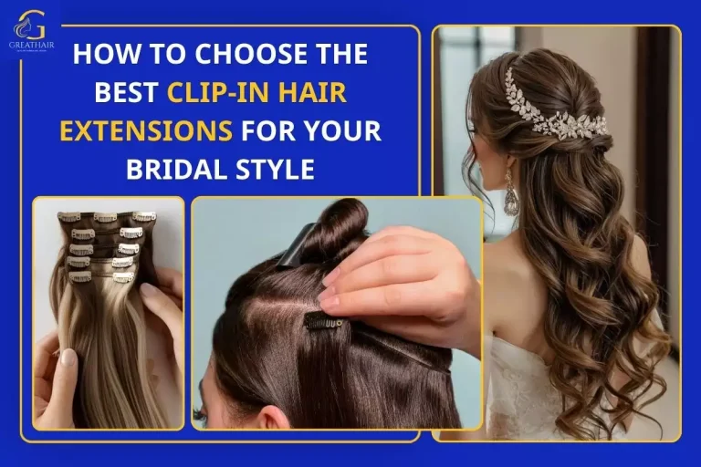 How to Choose the Best Clip-In Hair Extensions for Your Bridal Style
