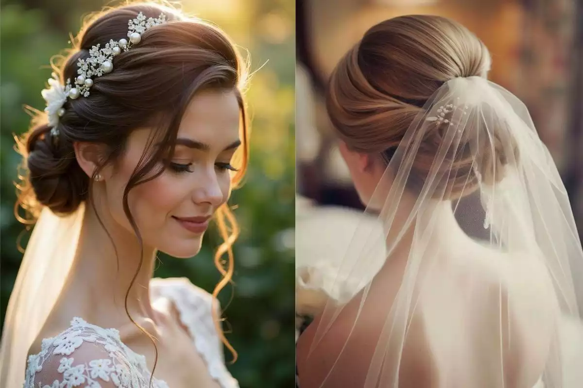 Wedding Hair with Veil