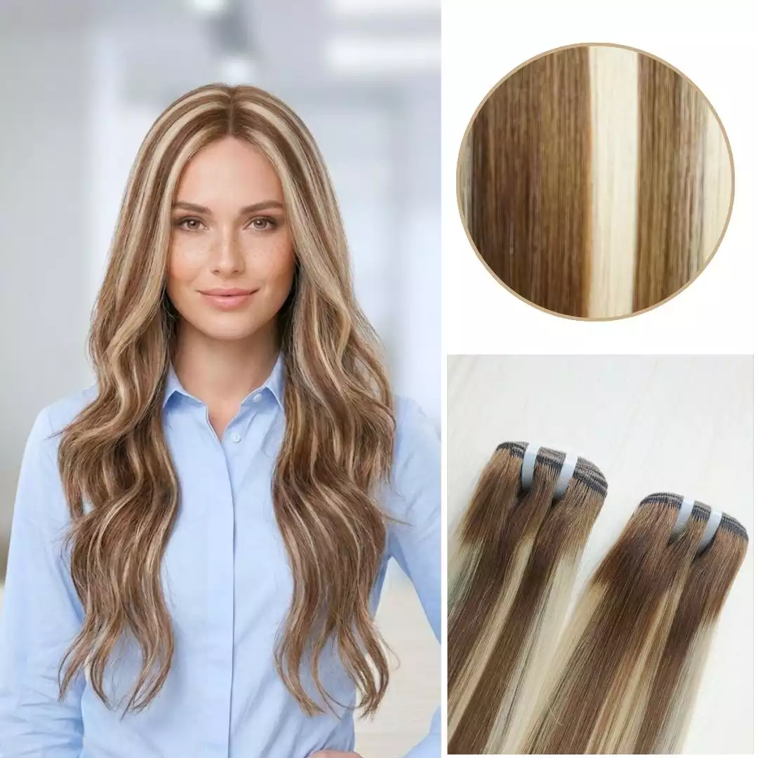 blonde Weft Hair Extensions (4)