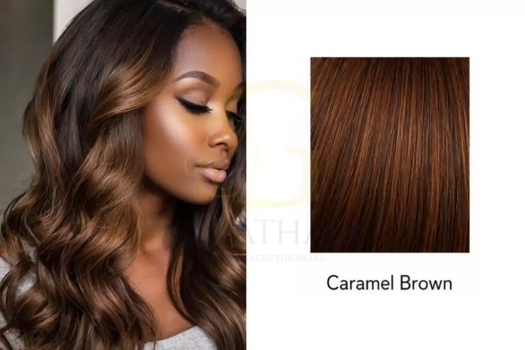 Caramel Brown Hair Color