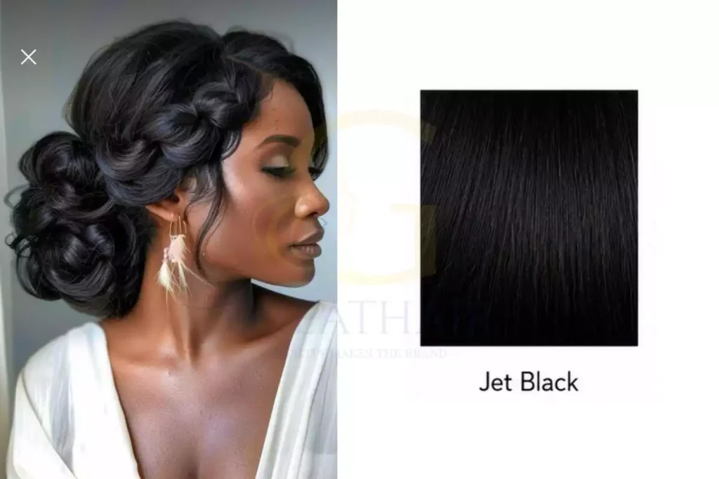 Jet Black Hair Color