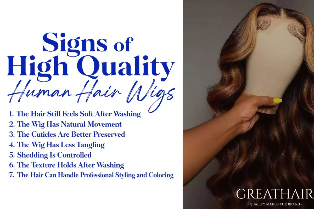 Signs of High Quality Human Hair Wigs