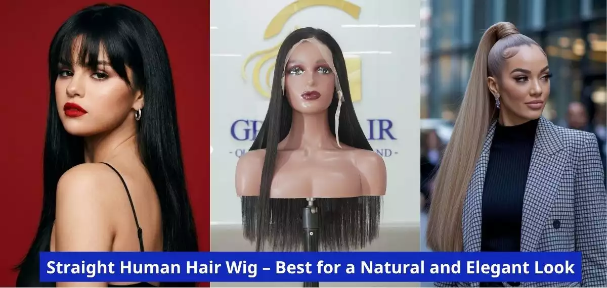 Straight Human Hair Wig – Best for a Natural and Elegant Look