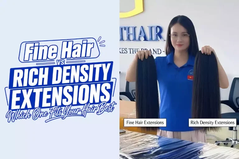 Fine Hair vs Rich Density Extensions Which One Fits Your Hair Best