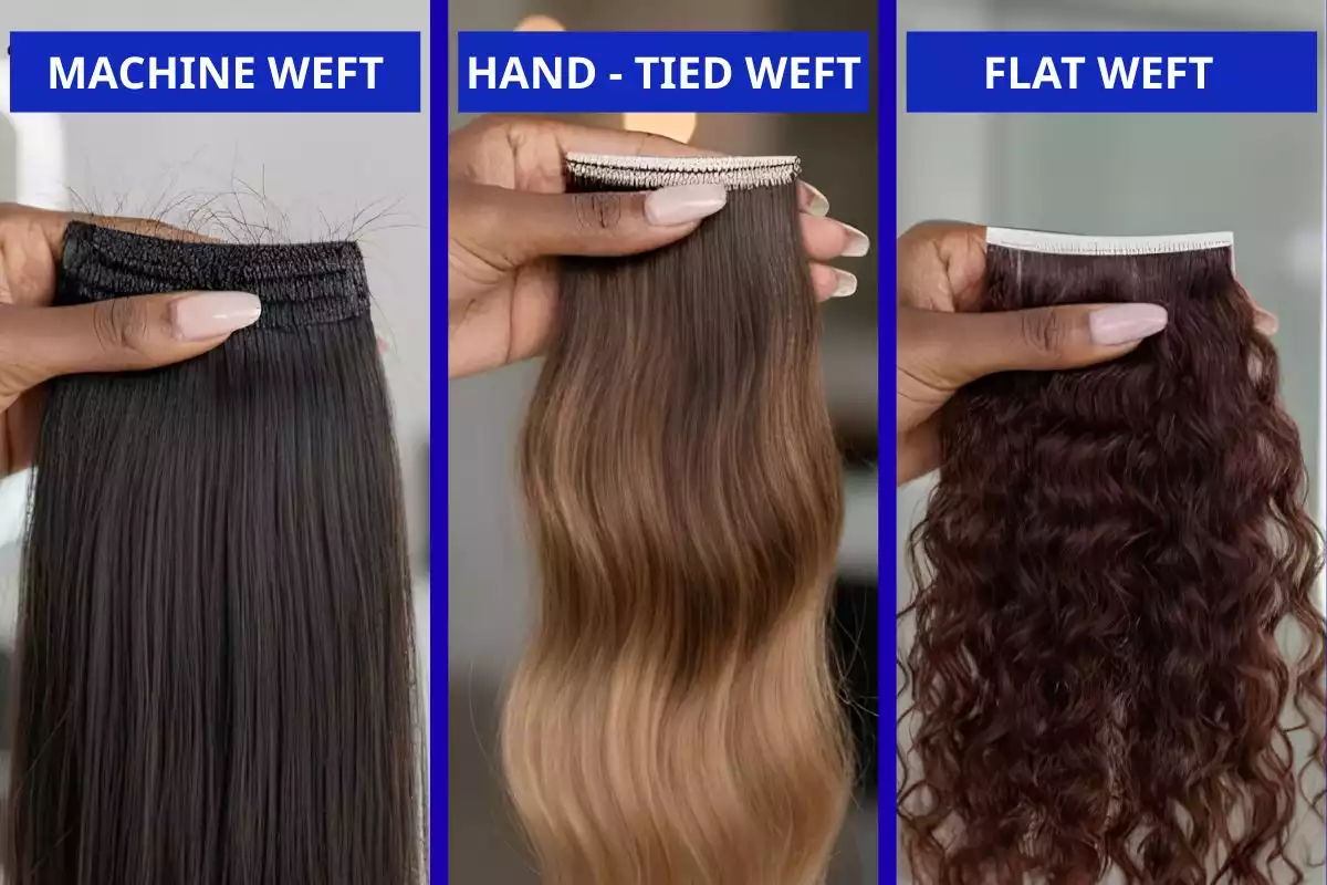 The Ultimate Guide to Weft Hair Extensions 3 Main Types of Weft Hair Extensions