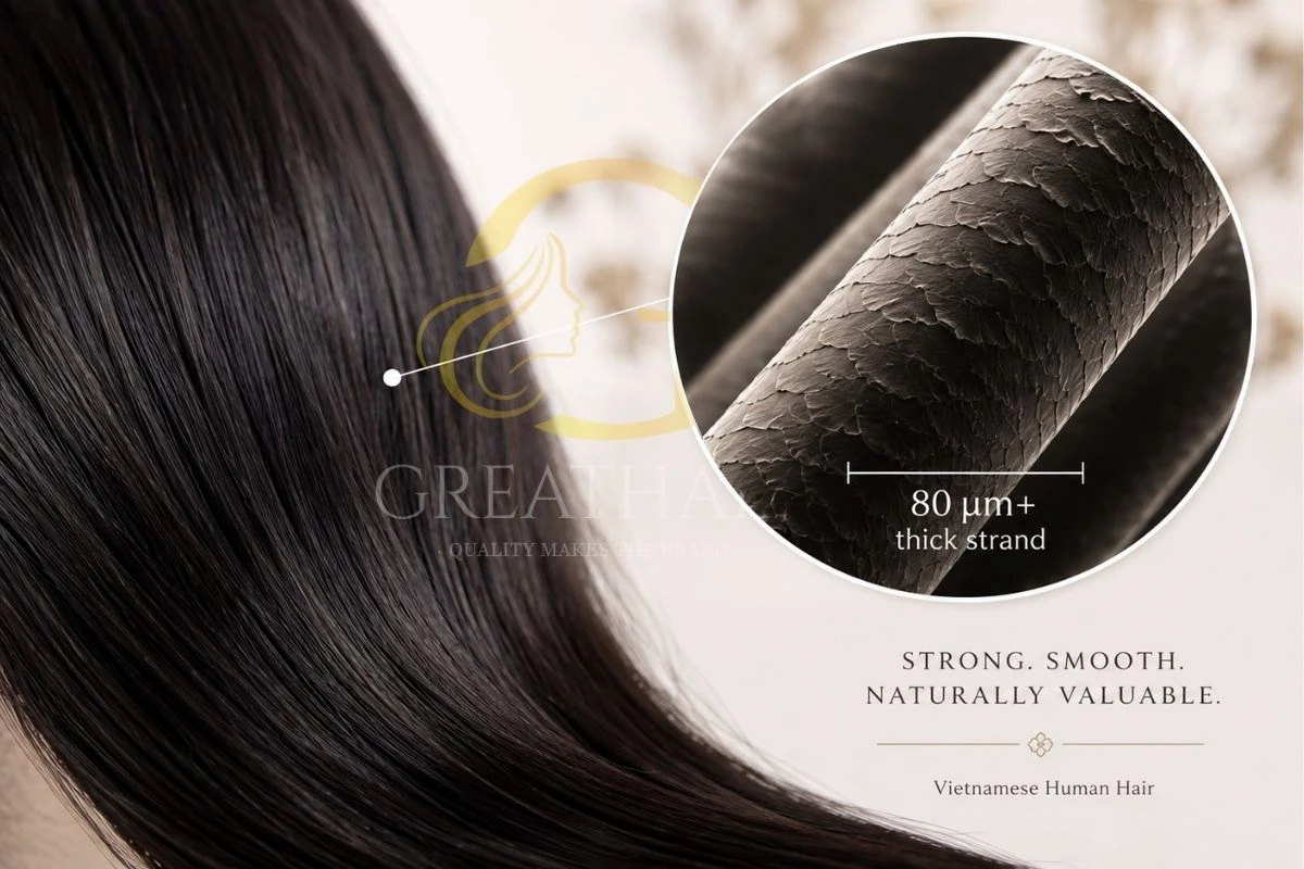 Why is Vietnamese hair so expensive? 4 Stronger Hair Fiber Gives More Value