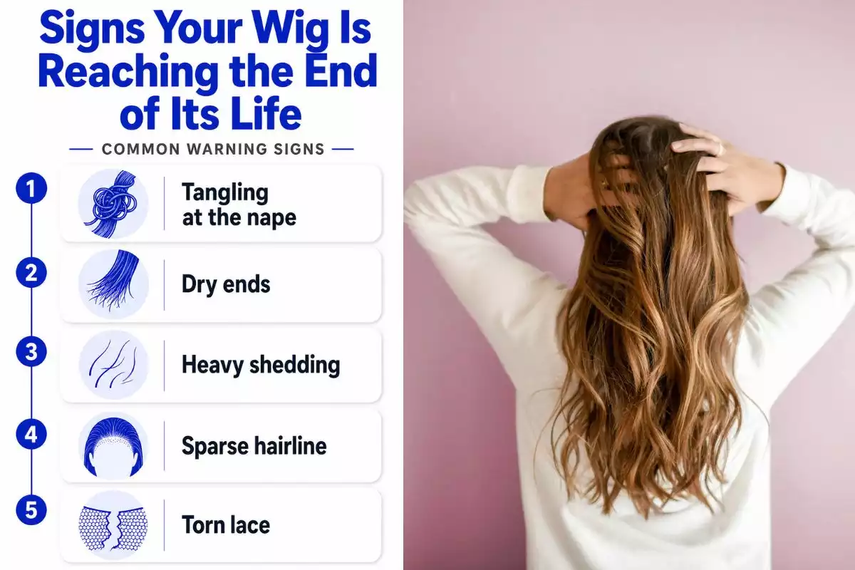 How Long Do Human Hair Wigs Last? Tips to Make Them Last 6 signs your human hair wig needs replacement