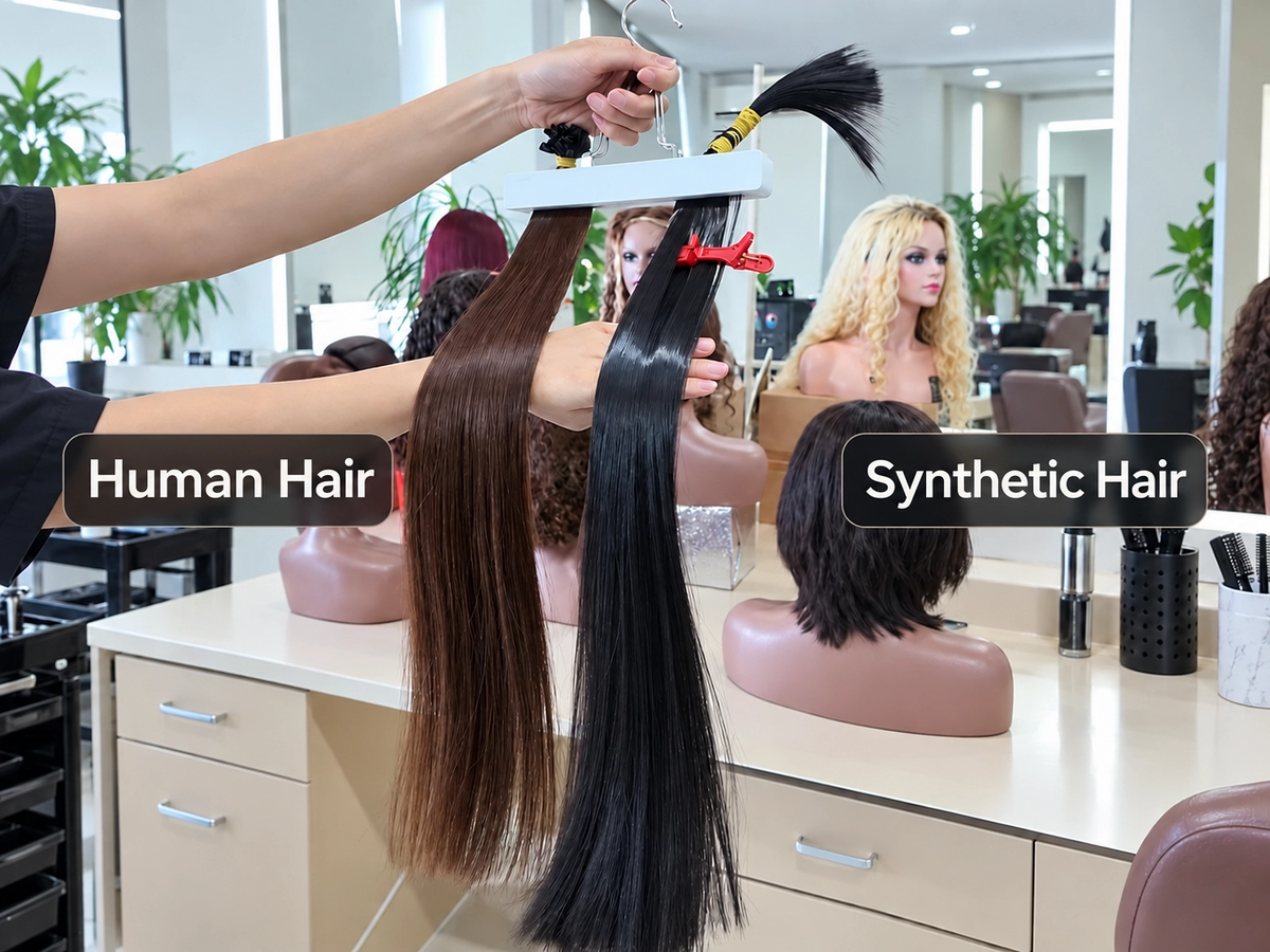 What Is the Difference Between Synthetic Vs Human Hair Wigs? 2 Synthetic Hair Vs Human Hair