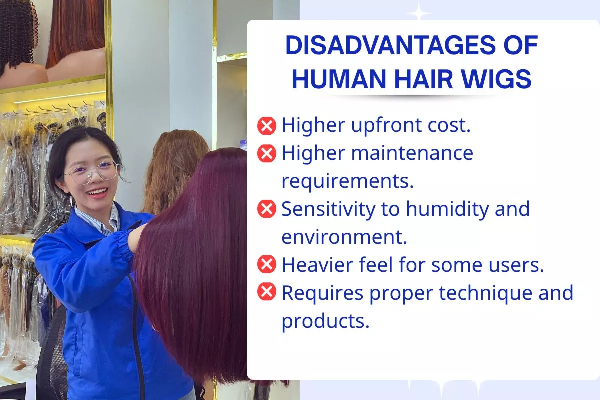 What are the advantages and disadvantages of human hair wigs? 8 Disadvantages of Human Hair Wigs