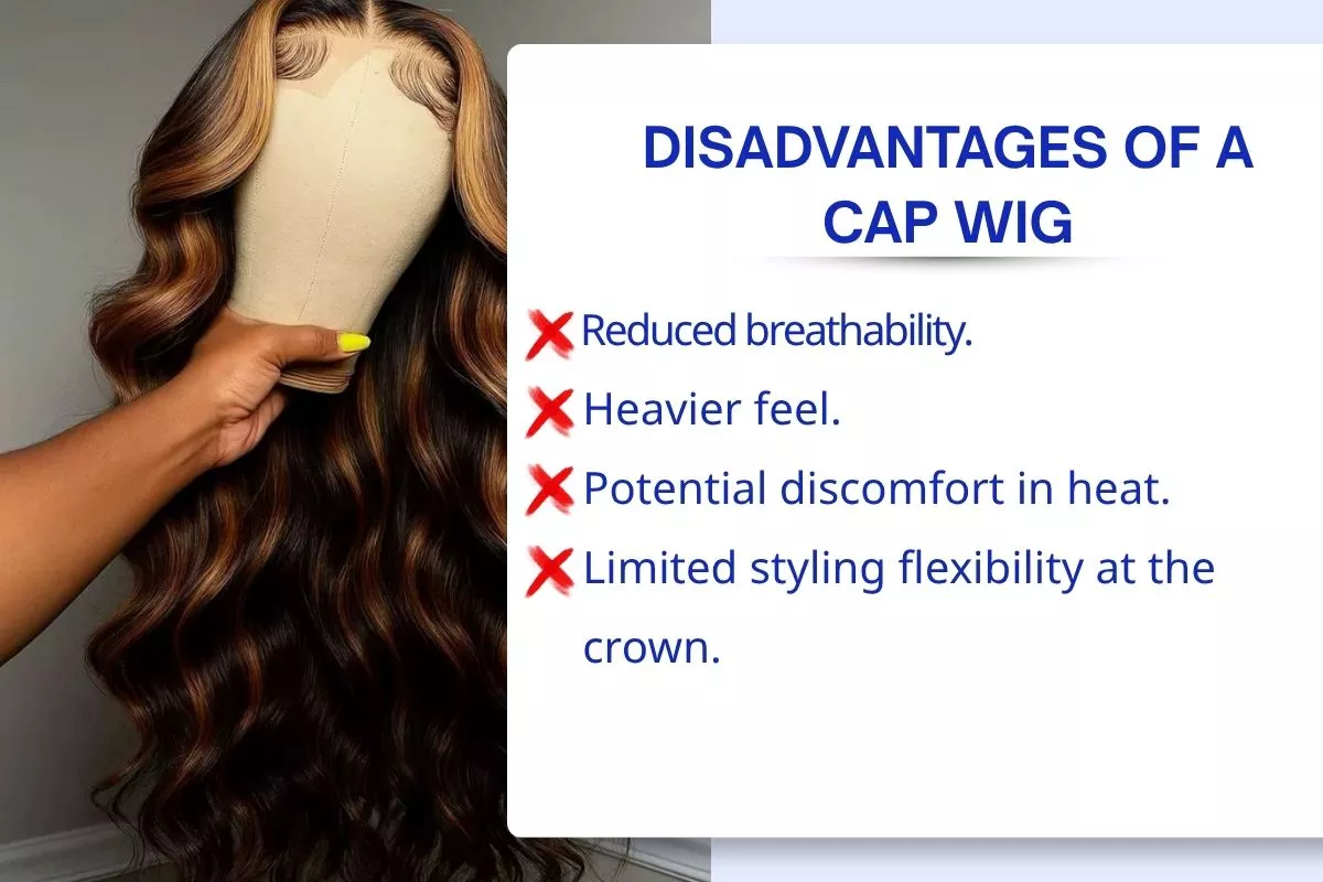 What Is a Wig Cap? Benefits, Types & Capless Wig Comparison 4 While stable, traditional closed-cap designs present trade-offs