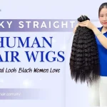Kinky Straight Human Hair Wigs: Natural Look Black Women Love