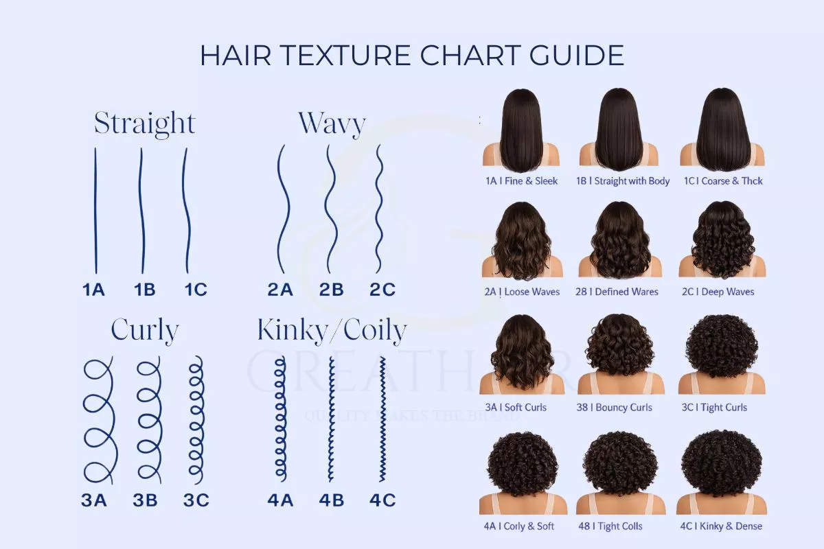 What Is a Hair Texture Chart? The Complete Guide to the 12 Natural Hair Types 3 The Andre Walker Hair Texture Chart