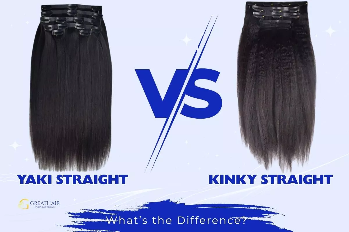 Yaki straight vs kinky straight hair