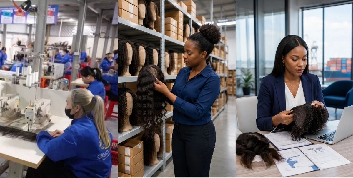 Wig factory vs wholesaler vs trading company at a glance
