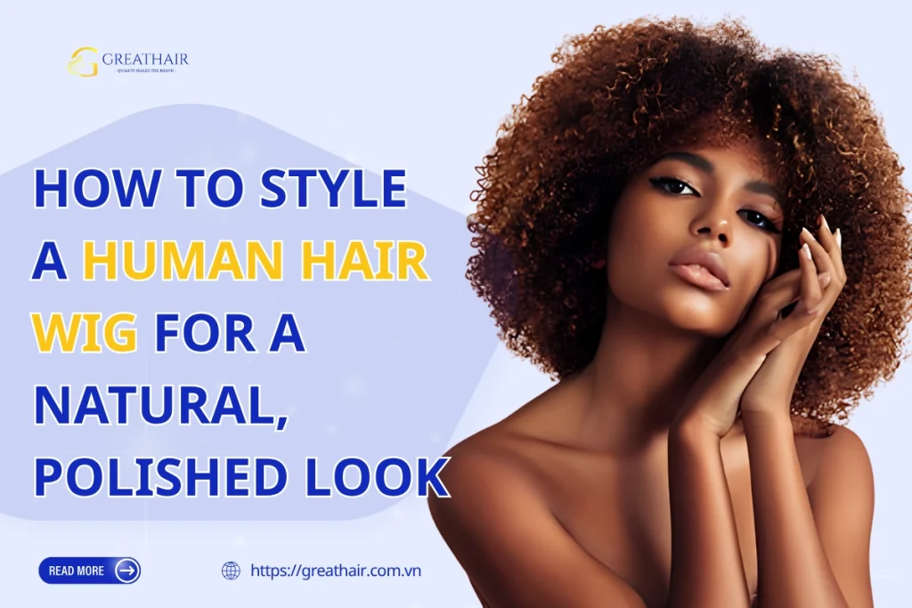 How to Style a Human Hair Wig for a Natural, Polished Look