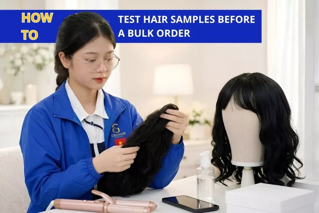 How to Test Hair Samples Before a Bulk Order